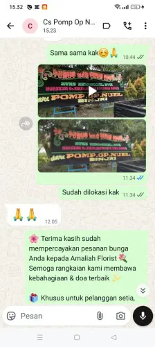 Testimonial Papan Bunga cigoong selatan