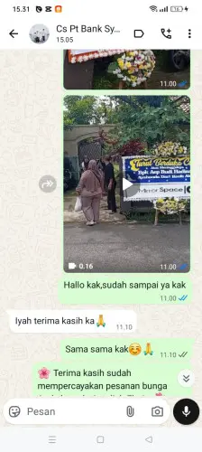 Testimonial Papan Bunga cigoong selatan